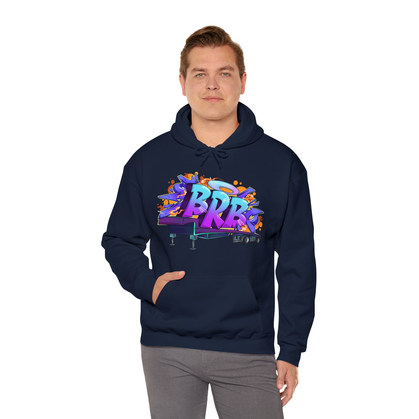 BRB Logo Unisex Heavy Blend™ Hooded Sweatshirt