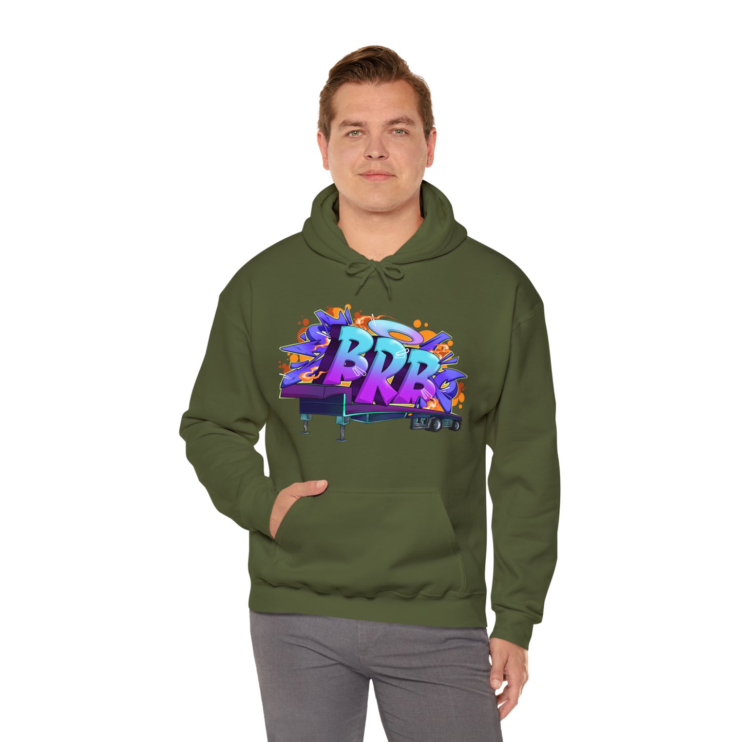 BRB Logo Unisex Heavy Blend™ Hooded Sweatshirt