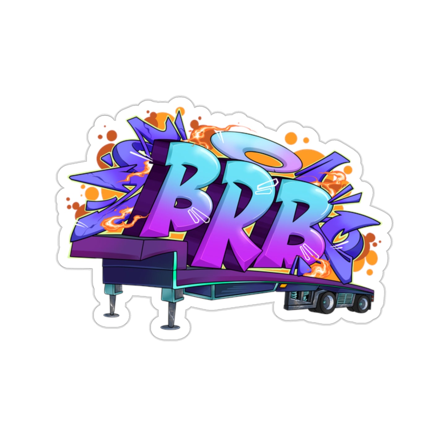 BRB Kiss-Cut Stickers