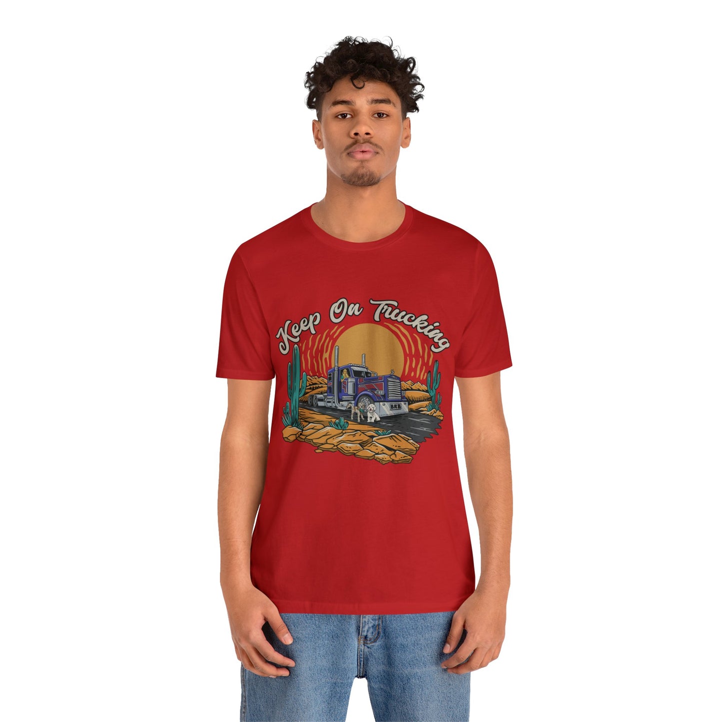 "Keep on Trucking" Unisex Jersey Short Sleeve Tee