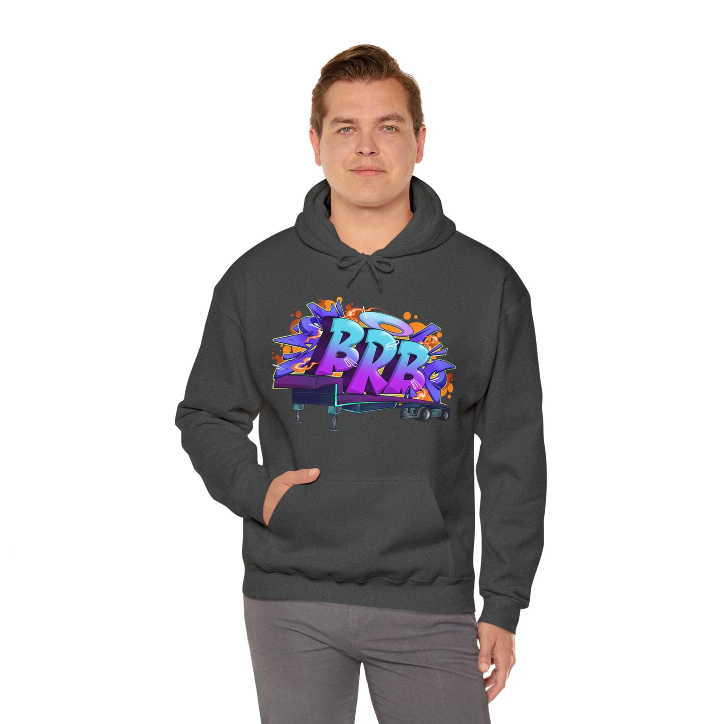 BRB Logo Unisex Heavy Blend™ Hooded Sweatshirt