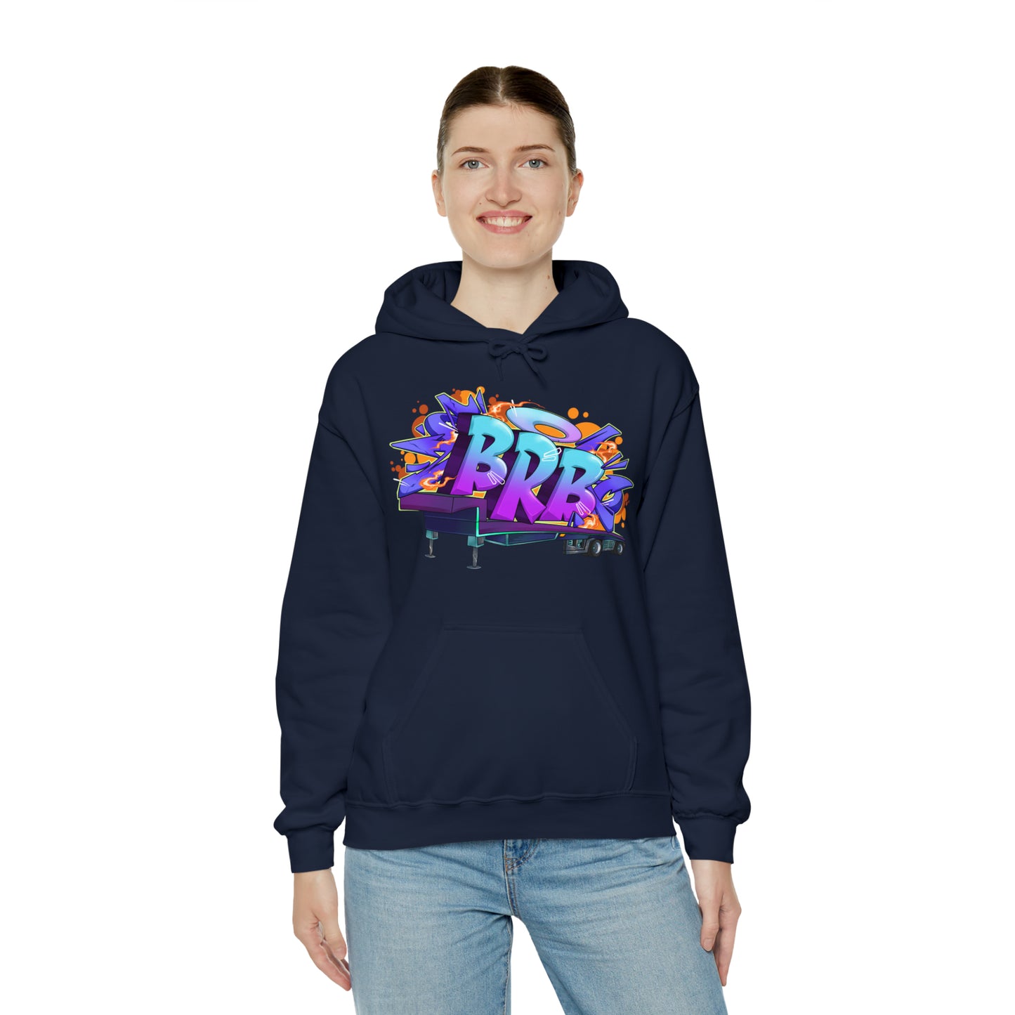 BRB Logo Unisex Heavy Blend™ Hooded Sweatshirt