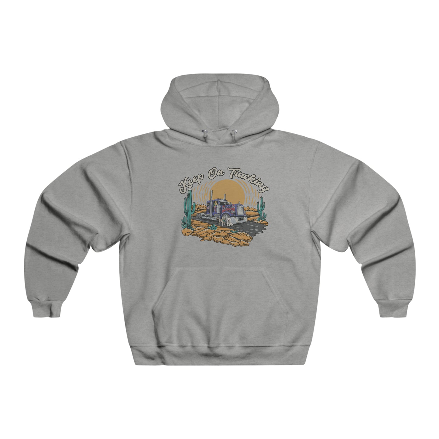 "Keep on Trucking" Men's NUBLEND® Hooded Sweatshirt