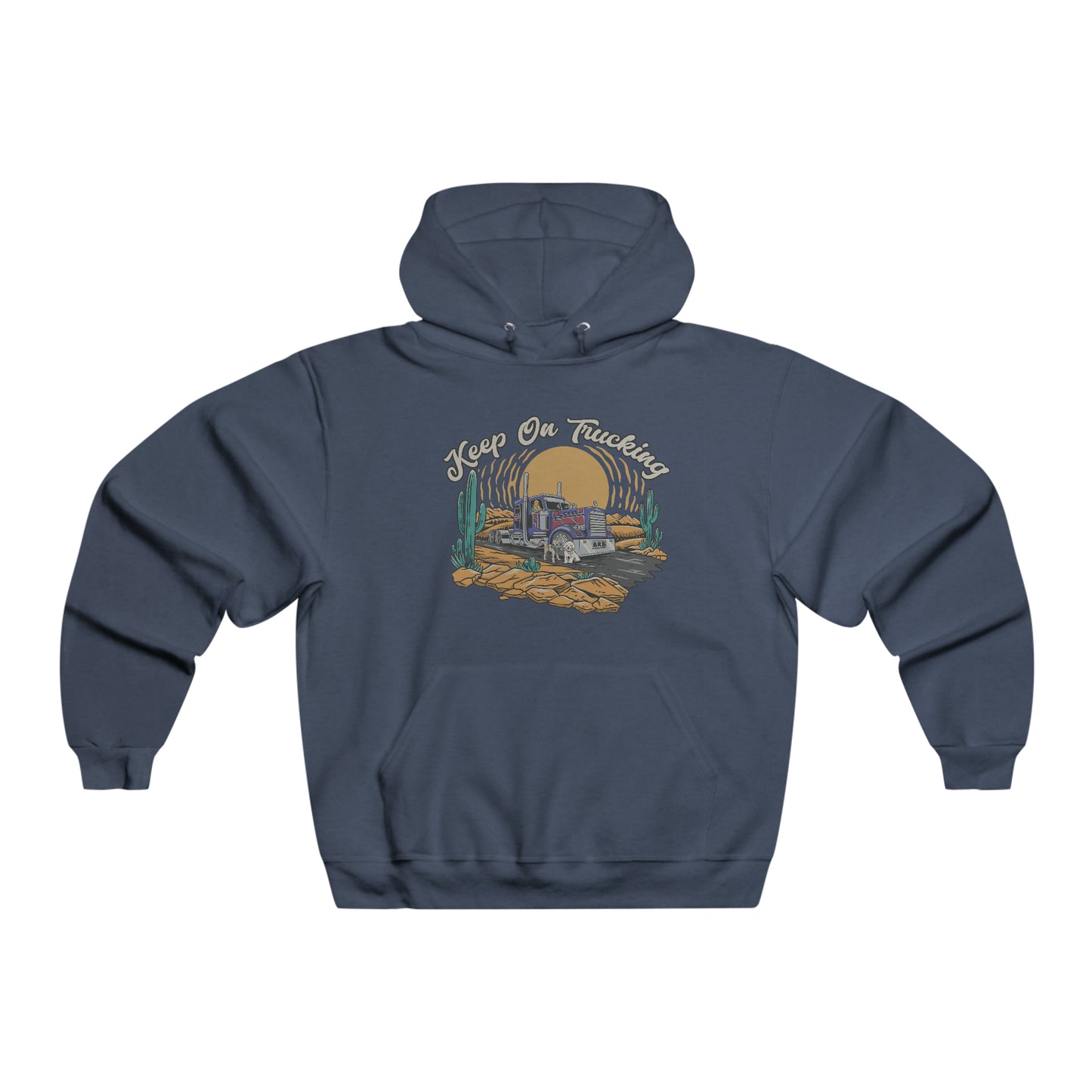 "Keep on Trucking" Men's NUBLEND® Hooded Sweatshirt