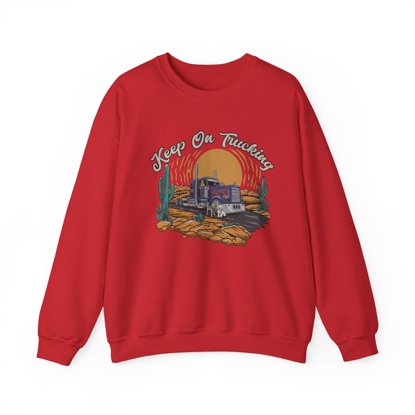 "Keep On Trucking" Unisex Heavy Blend™ Crewneck Sweatshirt