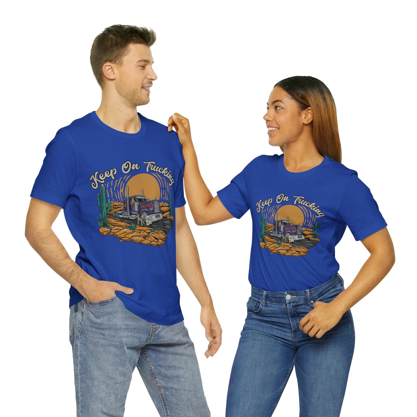 "Keep on Trucking" Unisex Jersey Short Sleeve Tee