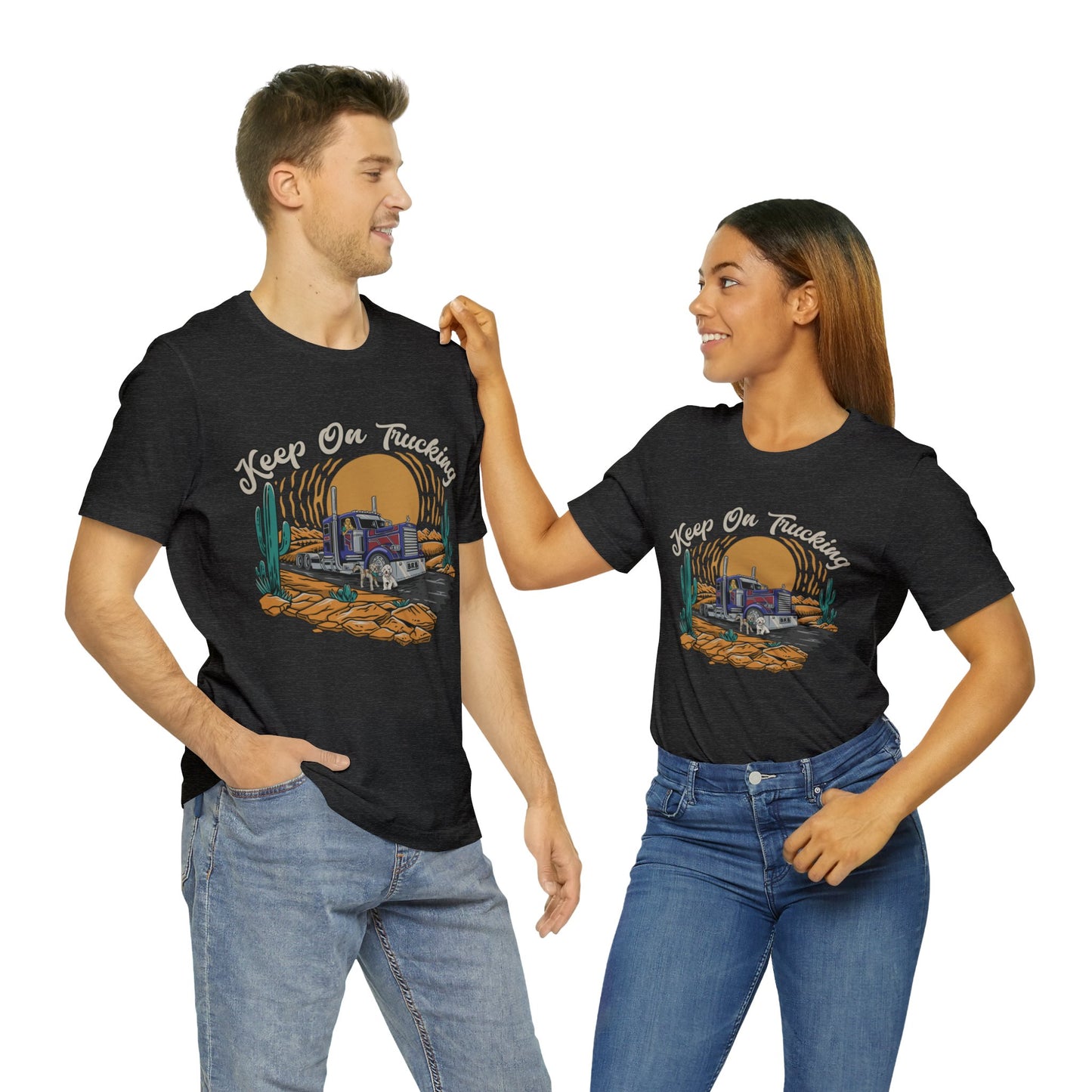 "Keep on Trucking" Unisex Jersey Short Sleeve Tee