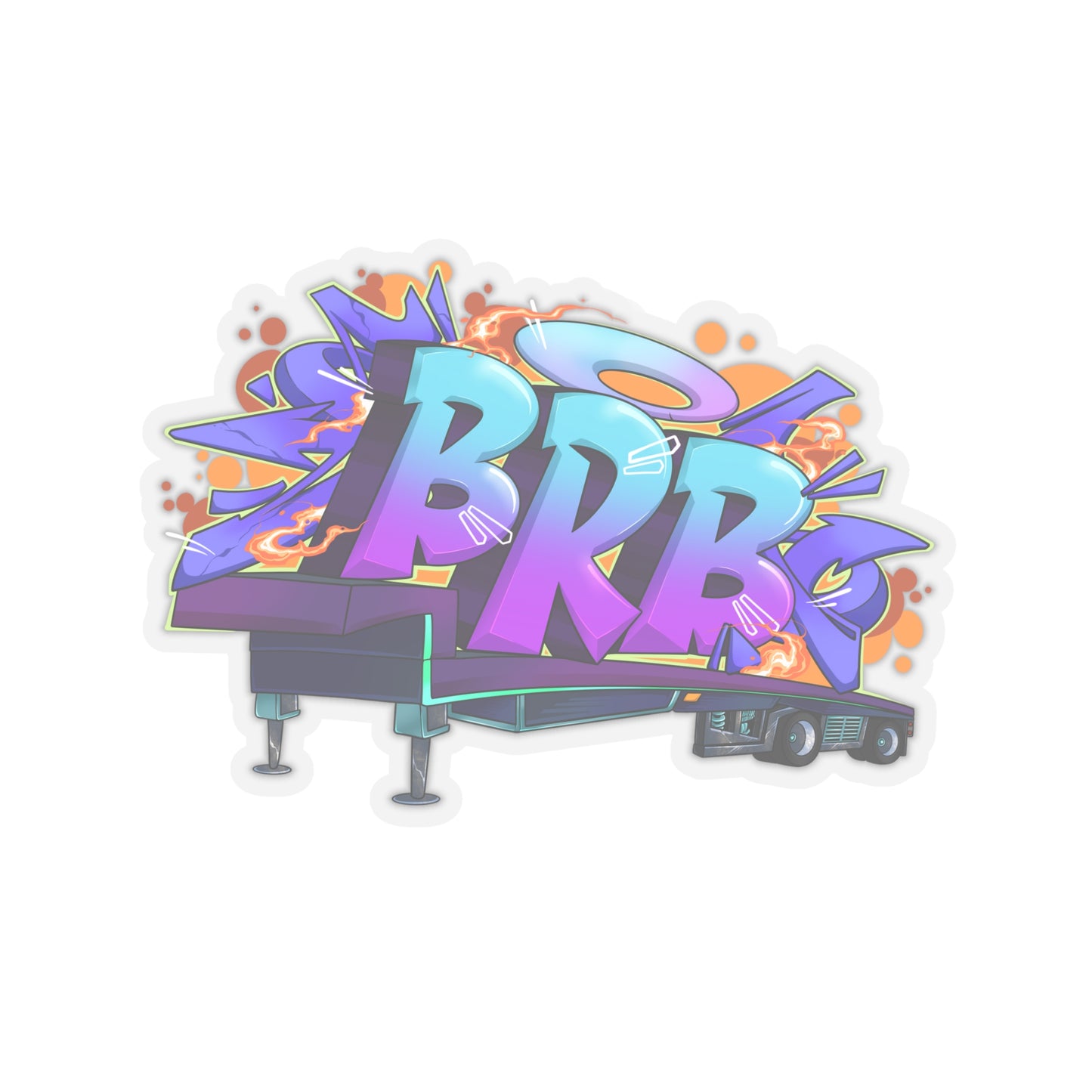 BRB Kiss-Cut Stickers