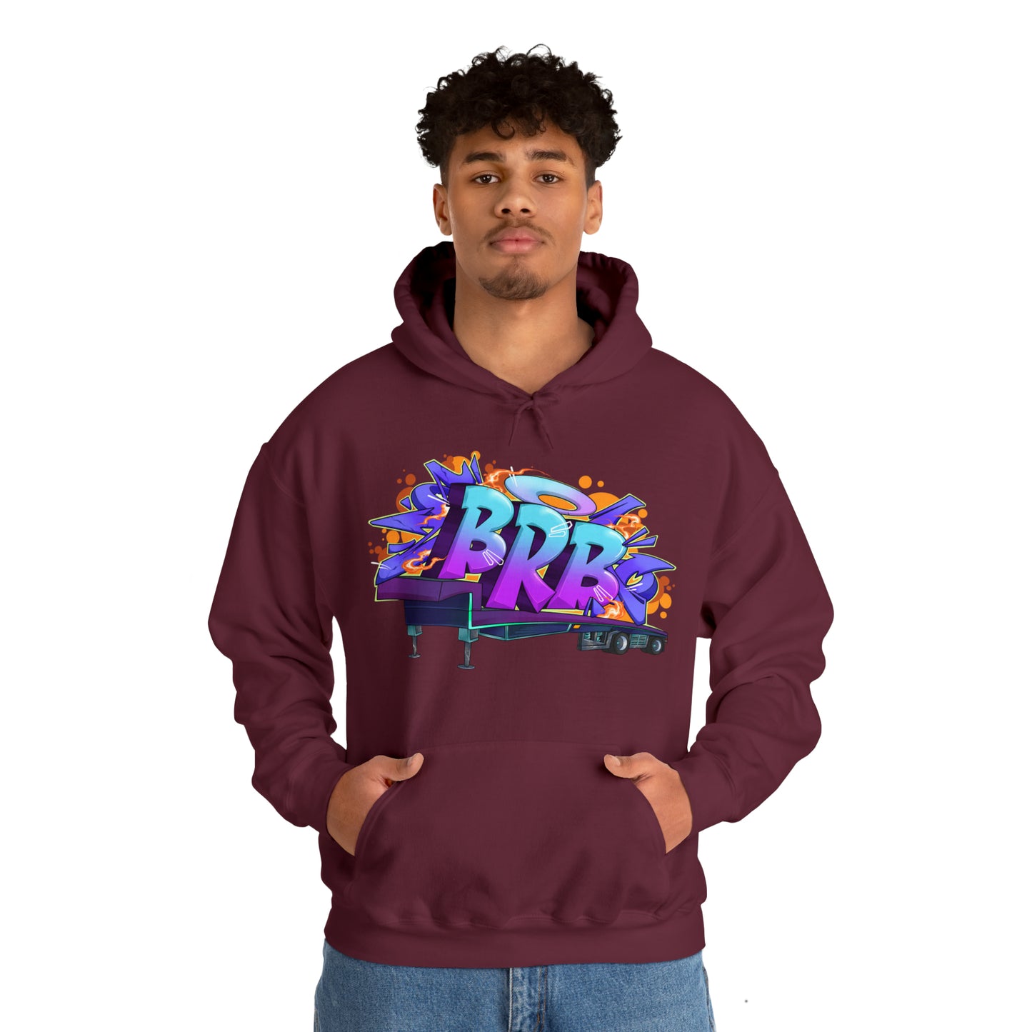 BRB Logo Unisex Heavy Blend™ Hooded Sweatshirt