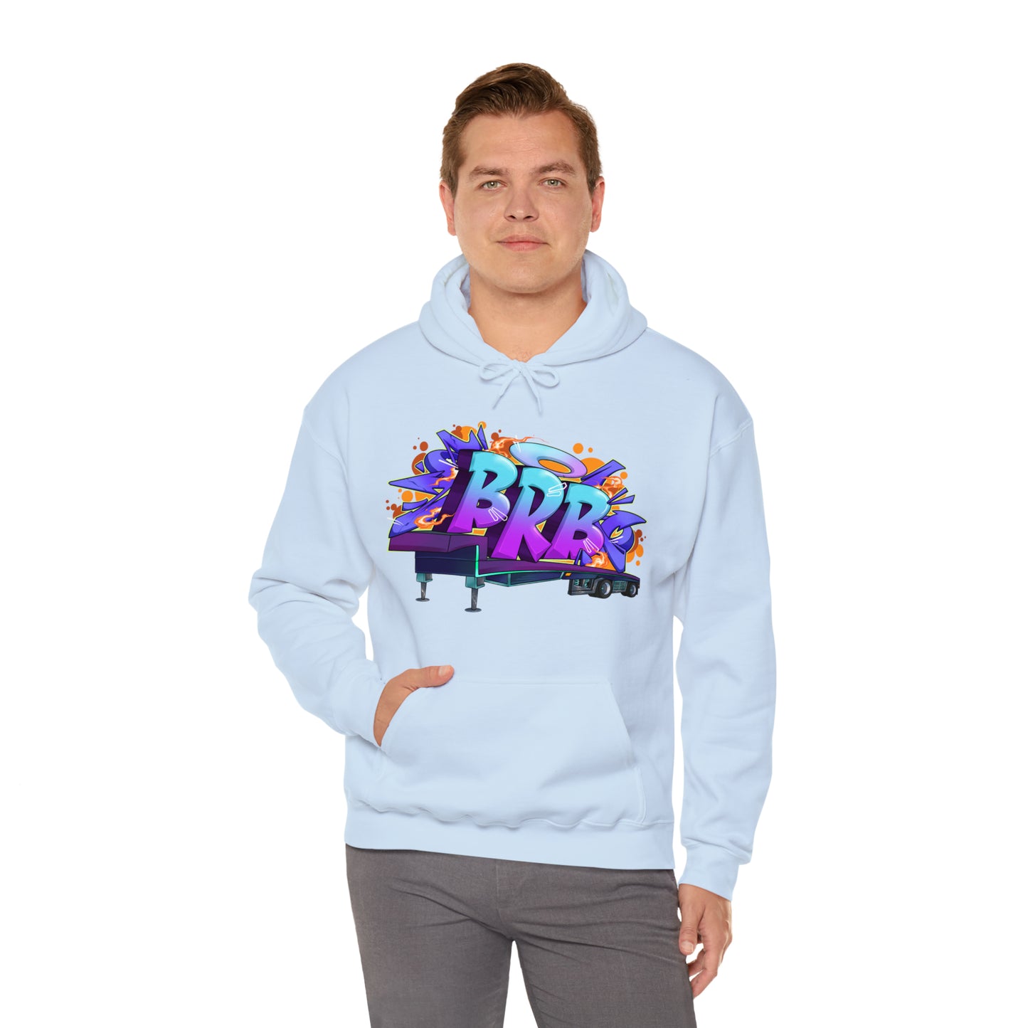 BRB Logo Unisex Heavy Blend™ Hooded Sweatshirt