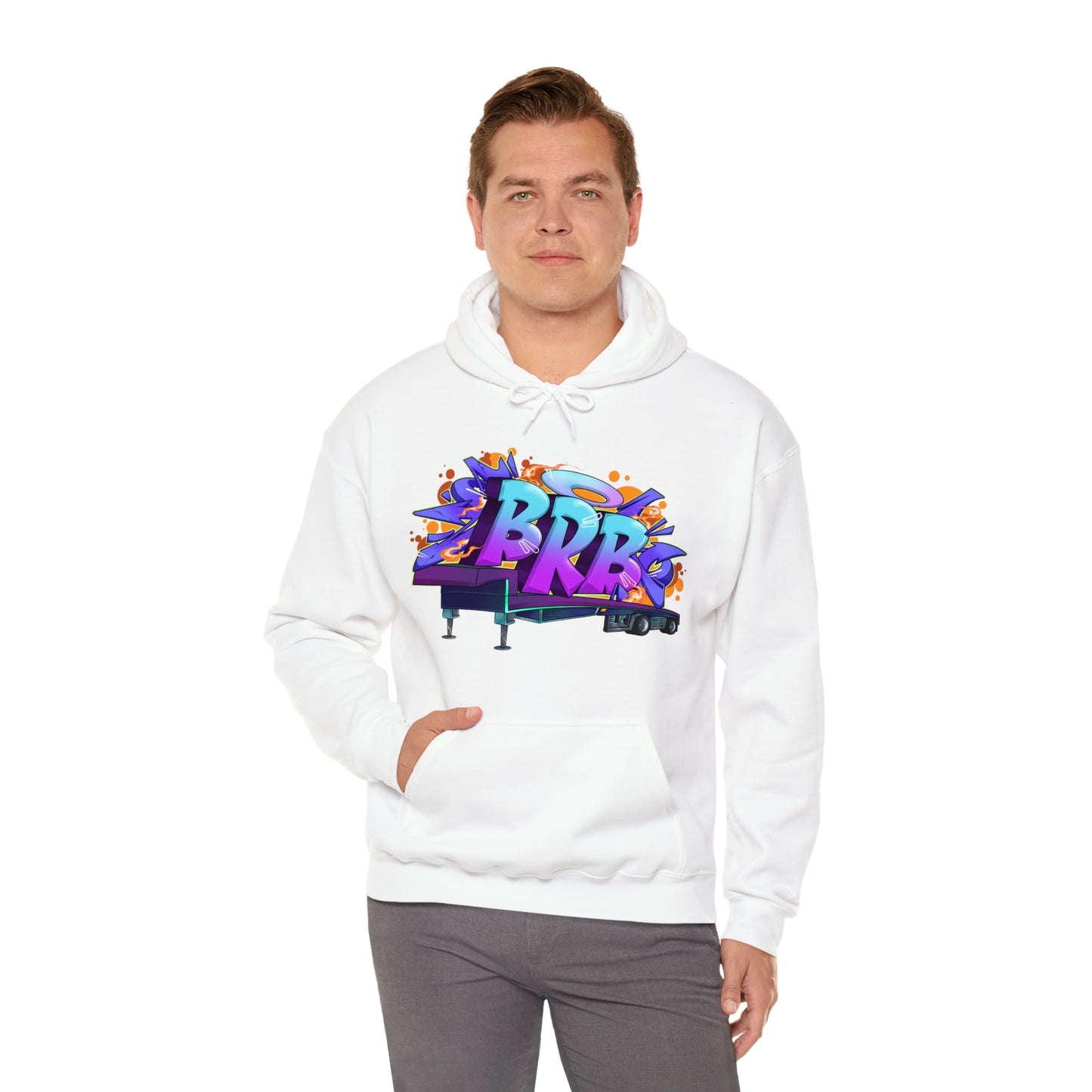 BRB Logo Unisex Heavy Blend™ Hooded Sweatshirt