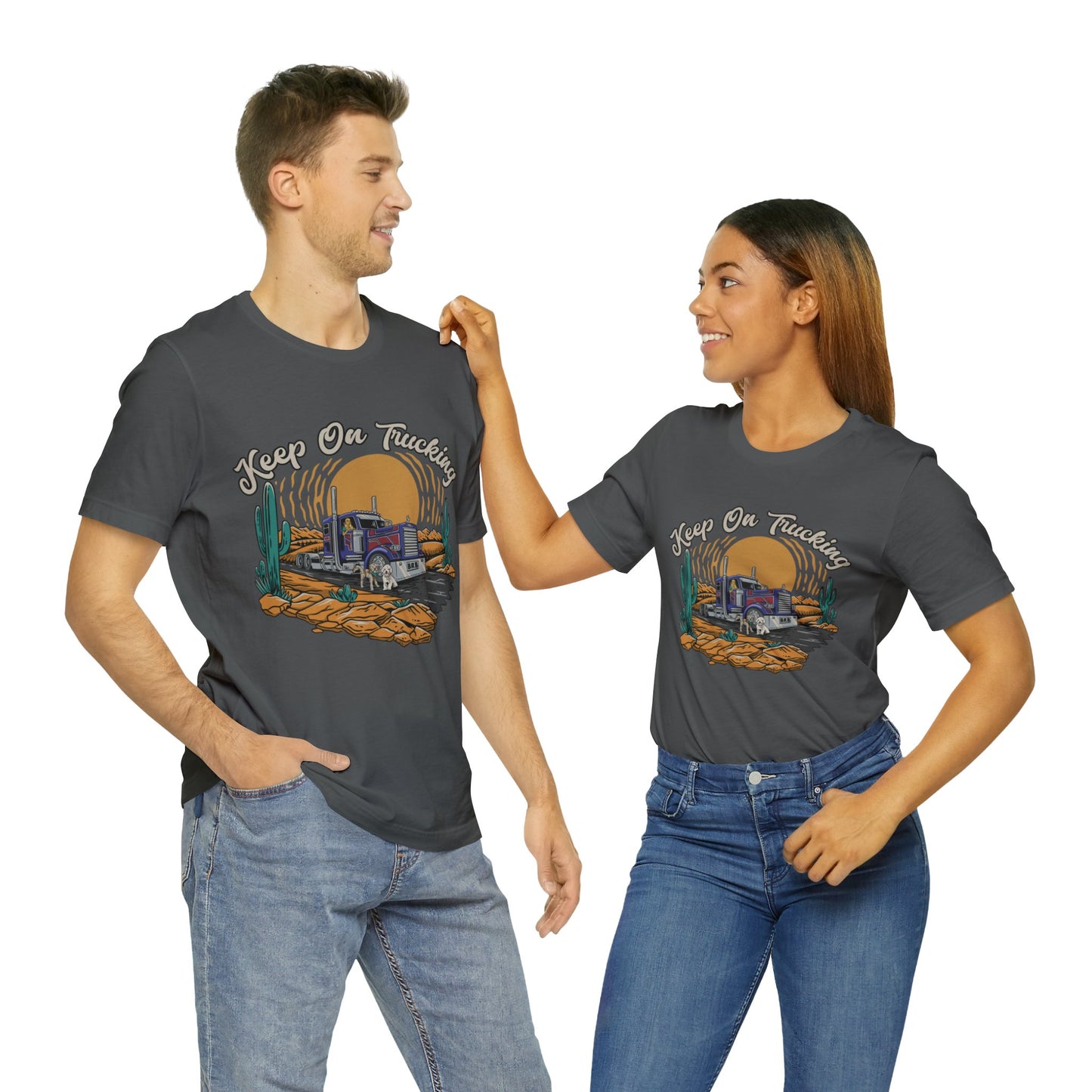 "Keep on Trucking" Unisex Jersey Short Sleeve Tee