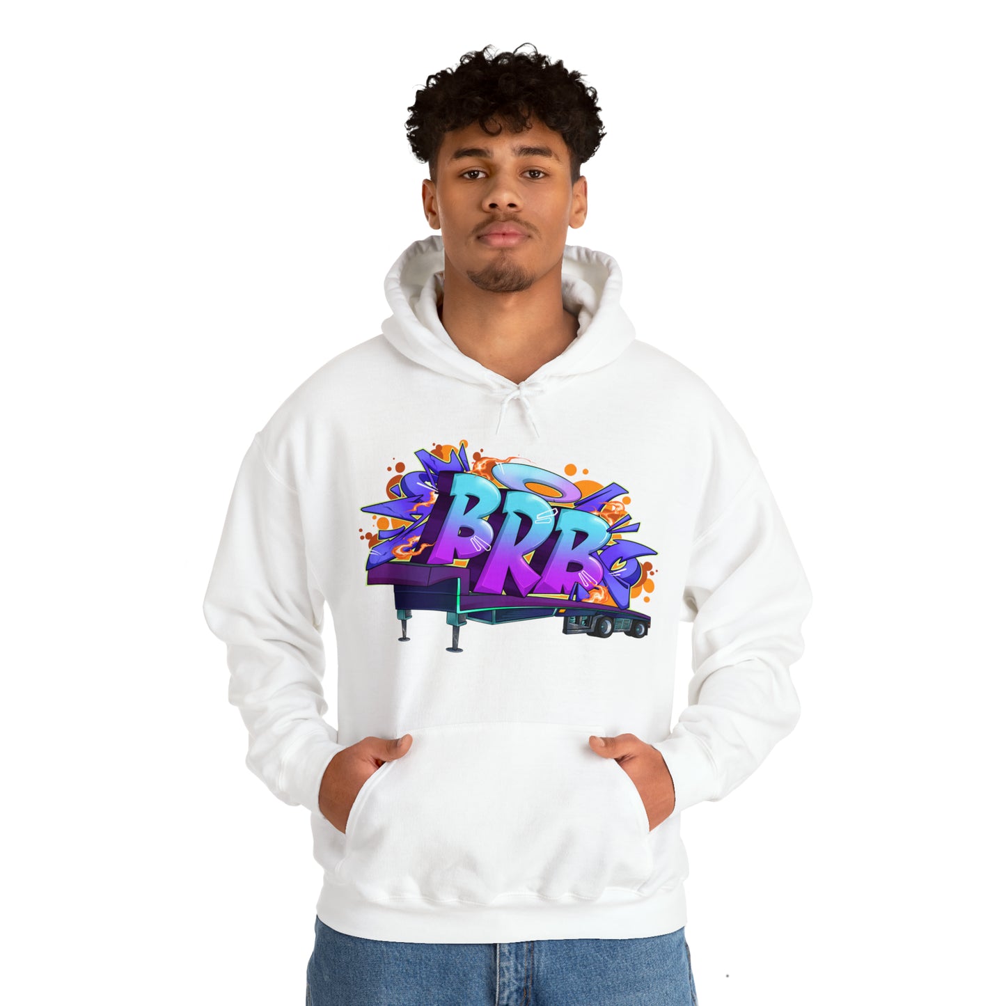 BRB Logo Unisex Heavy Blend™ Hooded Sweatshirt