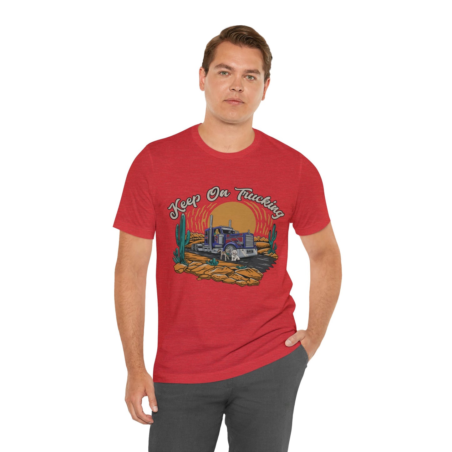 "Keep on Trucking" Unisex Jersey Short Sleeve Tee