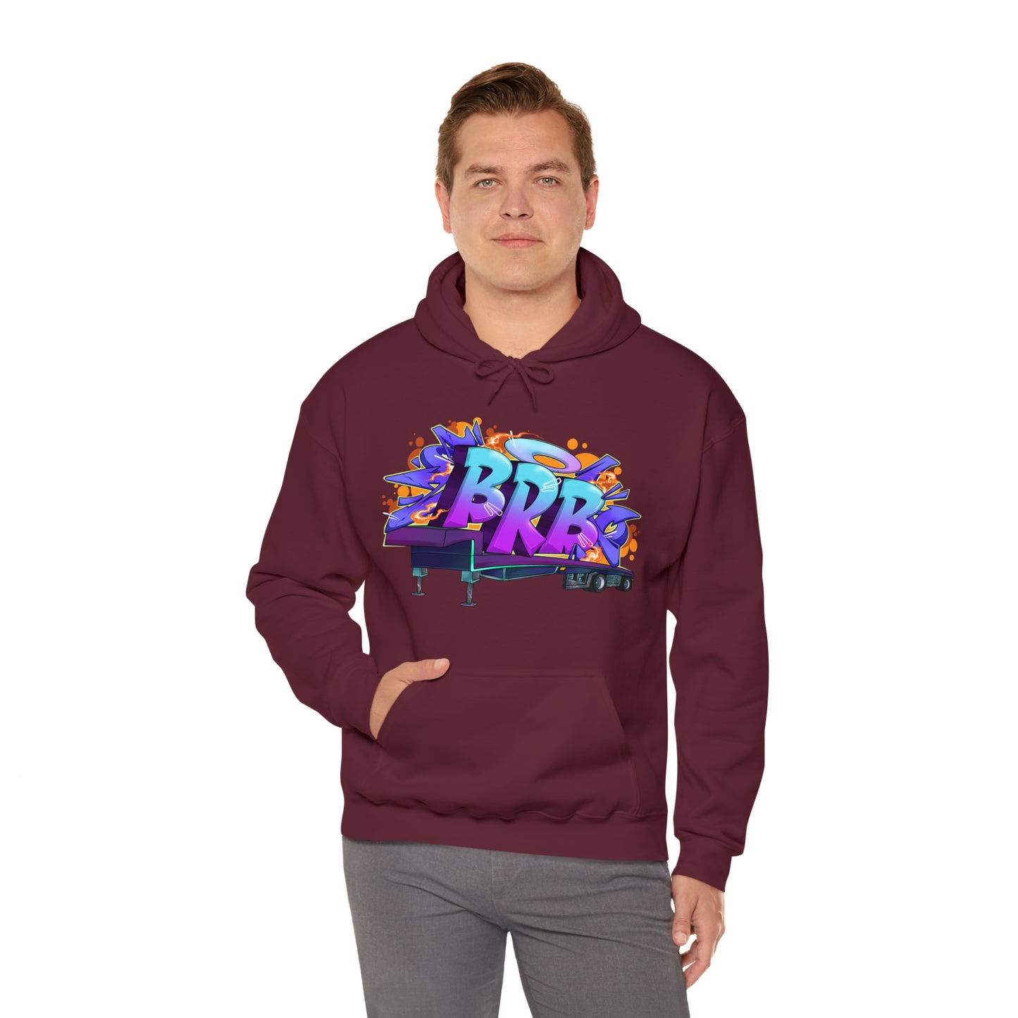 BRB Logo Unisex Heavy Blend™ Hooded Sweatshirt