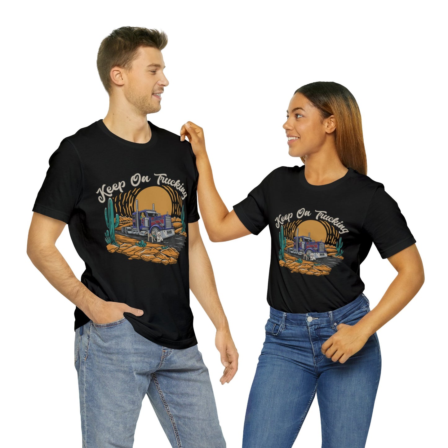 "Keep on Trucking" Unisex Jersey Short Sleeve Tee