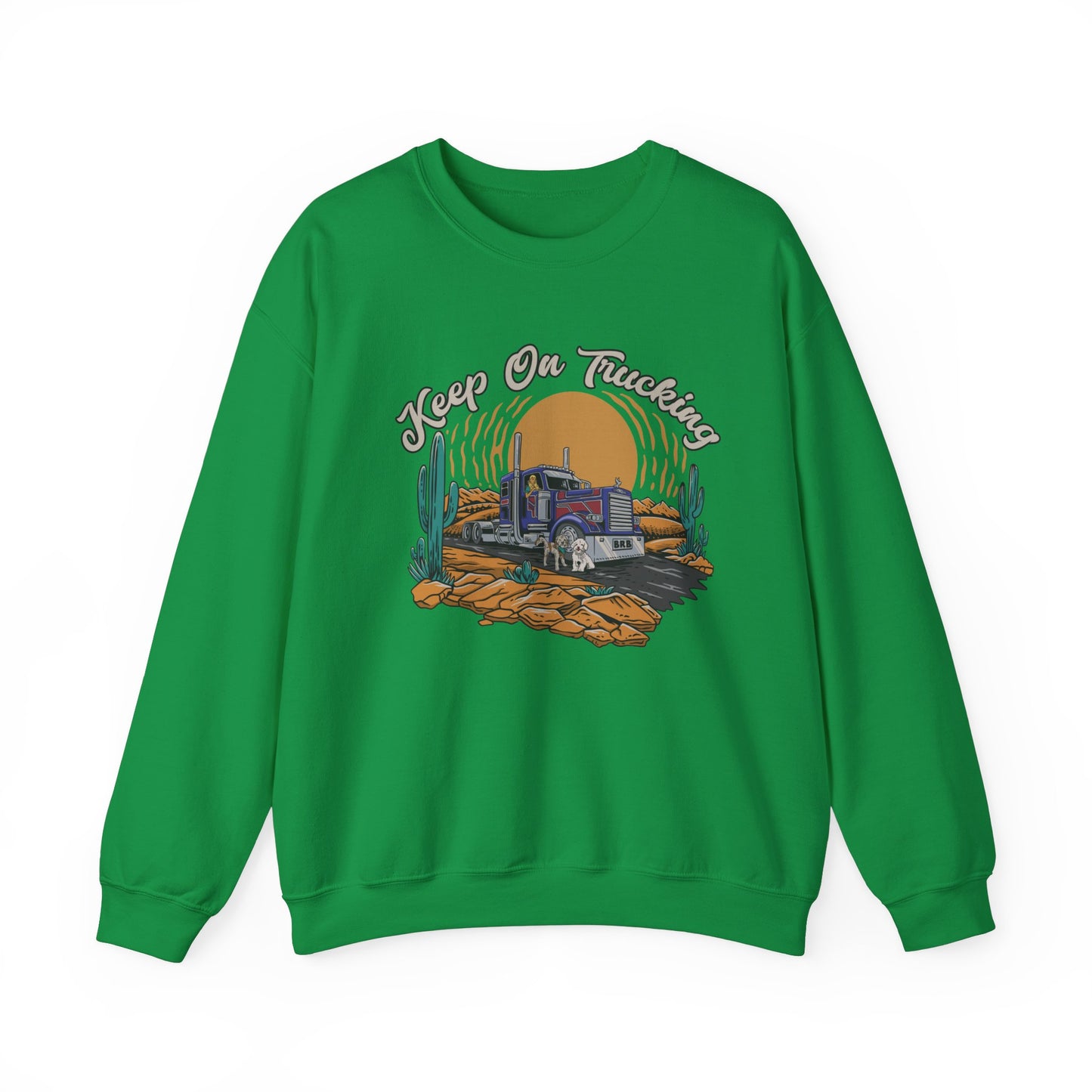 "Keep On Trucking" Unisex Heavy Blend™ Crewneck Sweatshirt