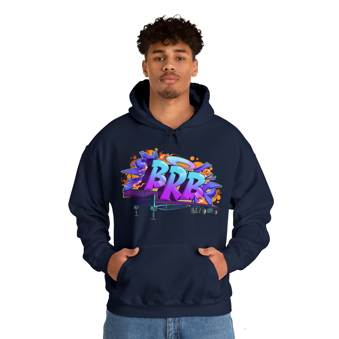 BRB Logo Unisex Heavy Blend™ Hooded Sweatshirt