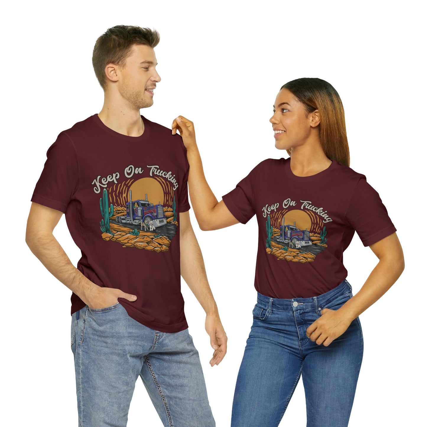 "Keep on Trucking" Unisex Jersey Short Sleeve Tee