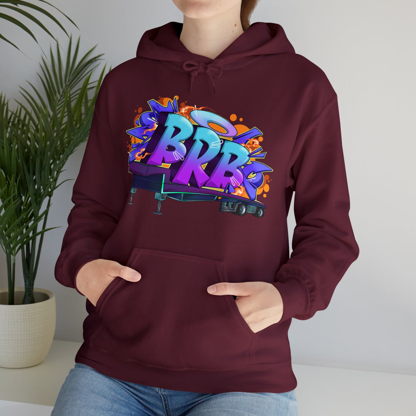 BRB Logo Unisex Heavy Blend™ Hooded Sweatshirt