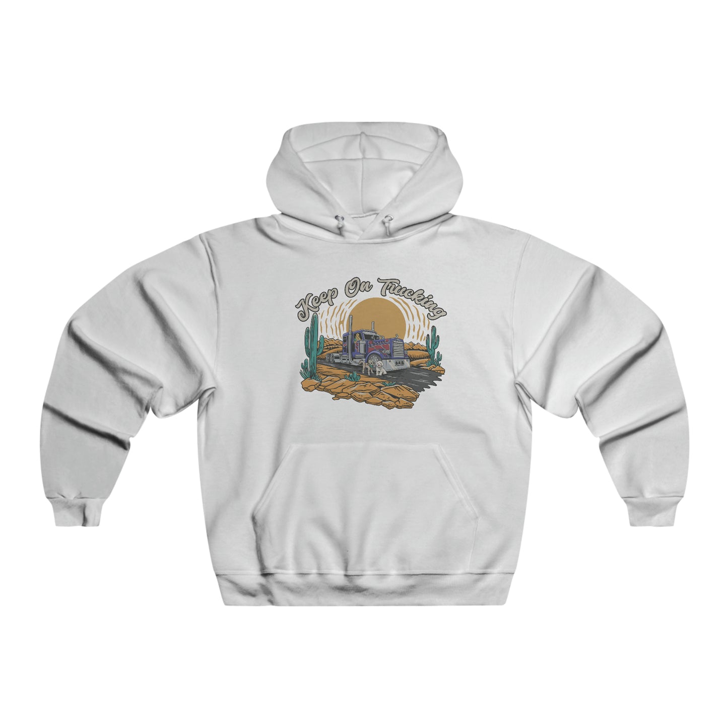 "Keep on Trucking" Men's NUBLEND® Hooded Sweatshirt