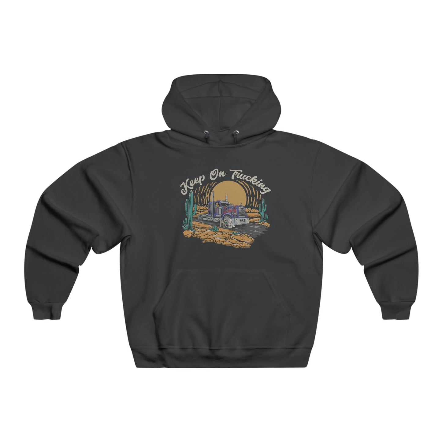 "Keep on Trucking" Men's NUBLEND® Hooded Sweatshirt