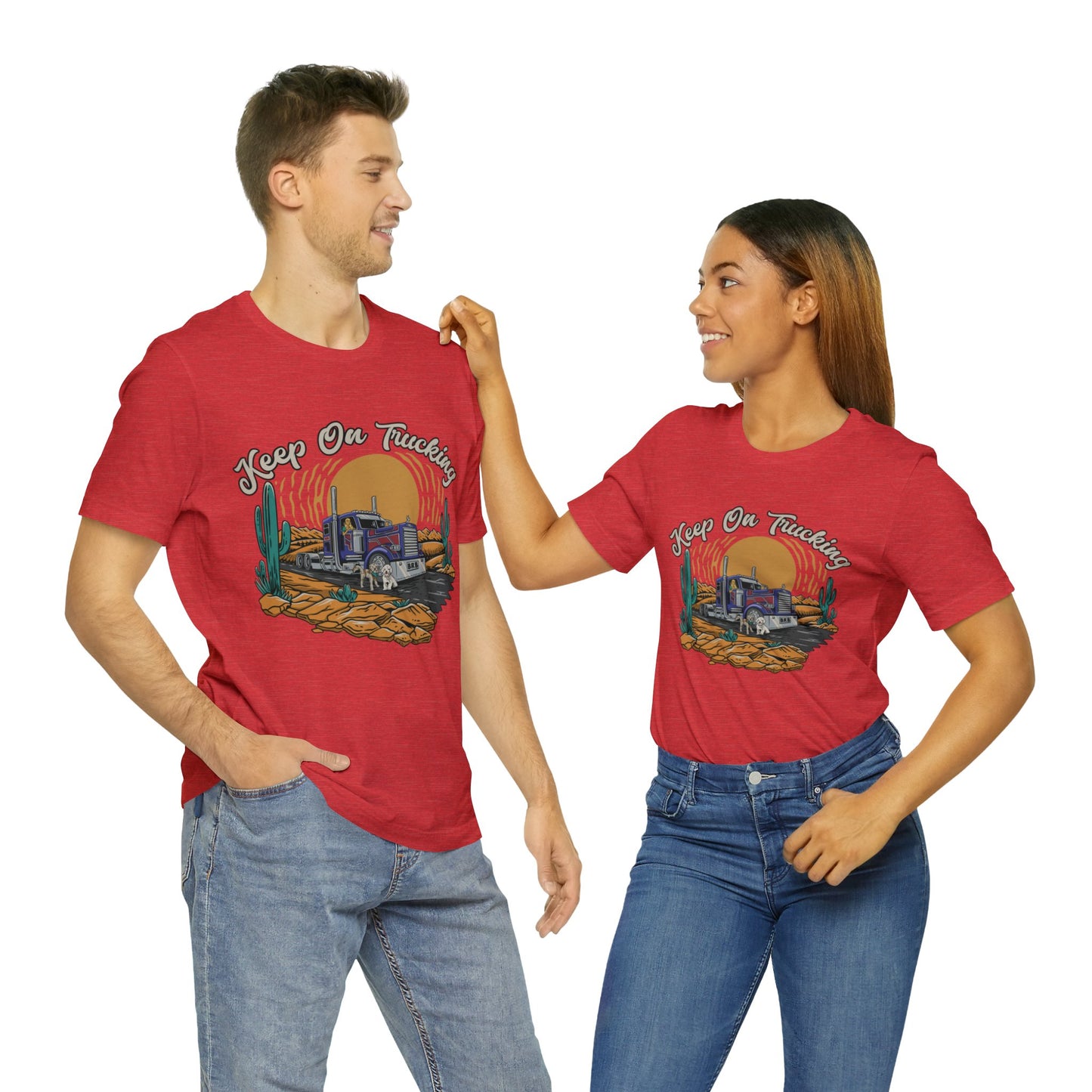 "Keep on Trucking" Unisex Jersey Short Sleeve Tee