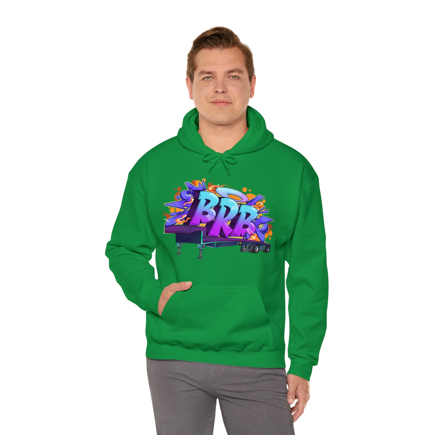 BRB Logo Unisex Heavy Blend™ Hooded Sweatshirt